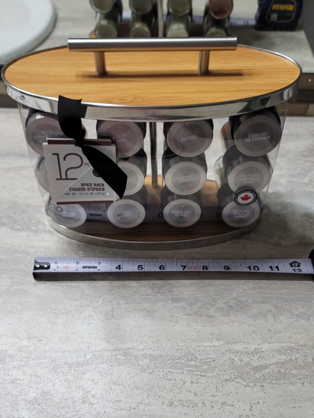 #859 NWT Spice Rack